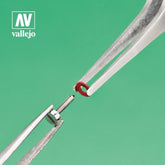 Vallejo - Pinzette Piatte Arrotondate in Acciaio Inossidabile (120 mm)